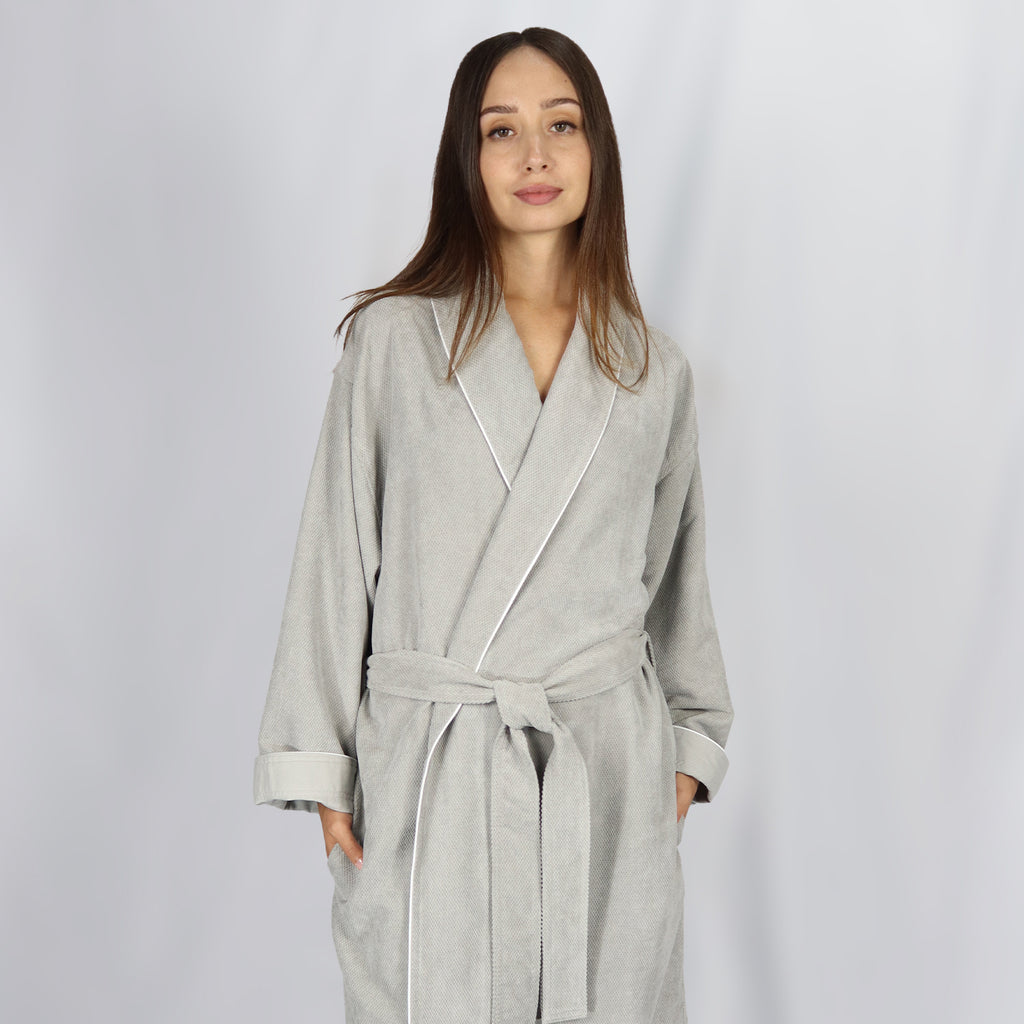 Diamond Suede Microfiber Robe Mansfield International