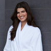 Diamond Weave Shimmer Lined Bathrobe