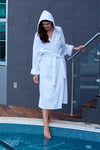 Hooded Terry Velour Bathrobe