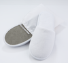 Lux Plush Slipper with White Drawstring