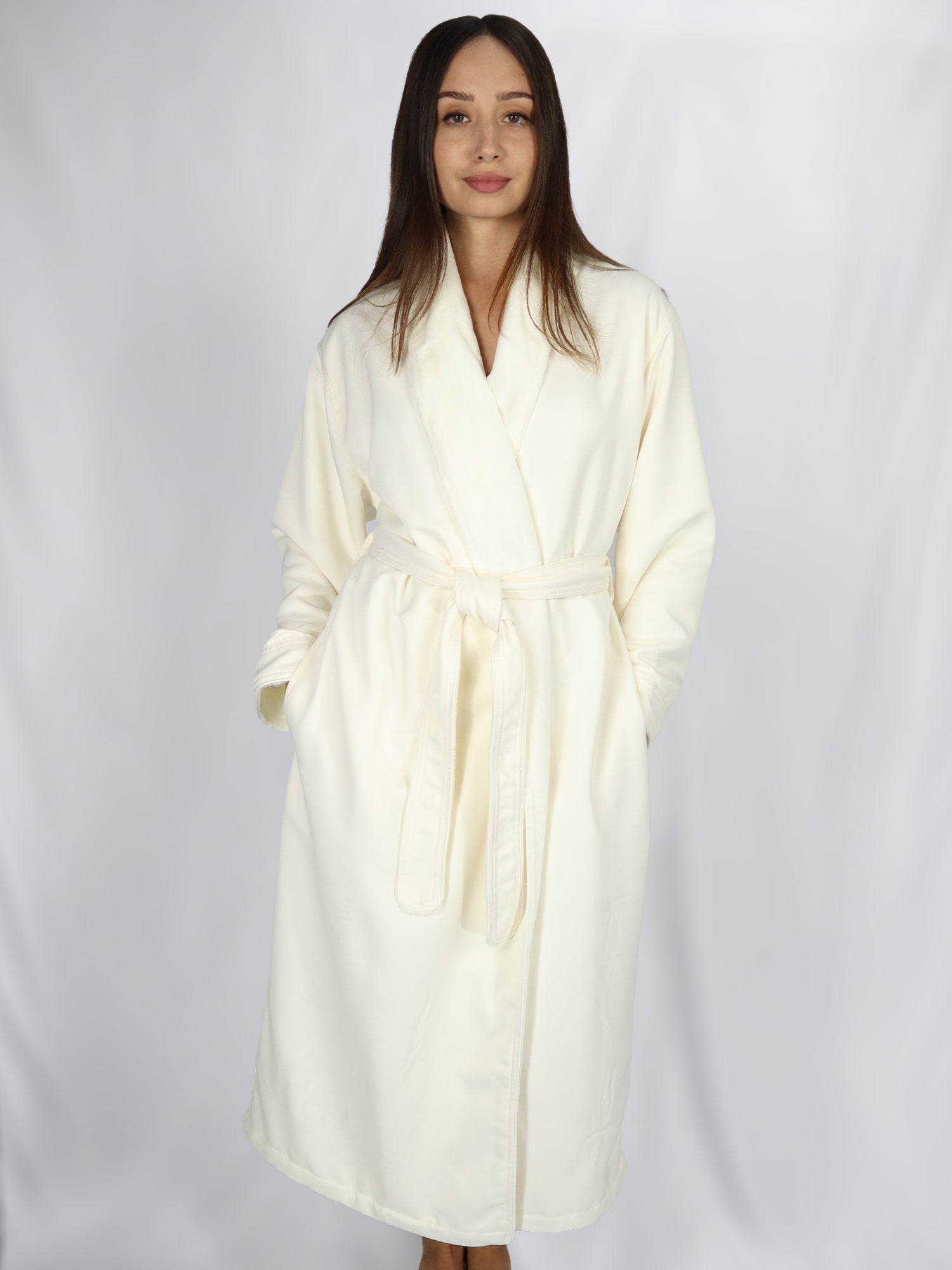 Microfiber Shimmer Lined Bathrobe