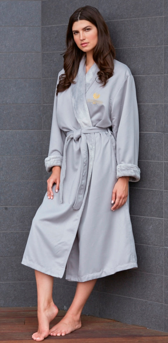 Microfiber Shimmer Lined Robe