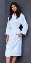 Microfiber Shimmer Lined Bathrobe